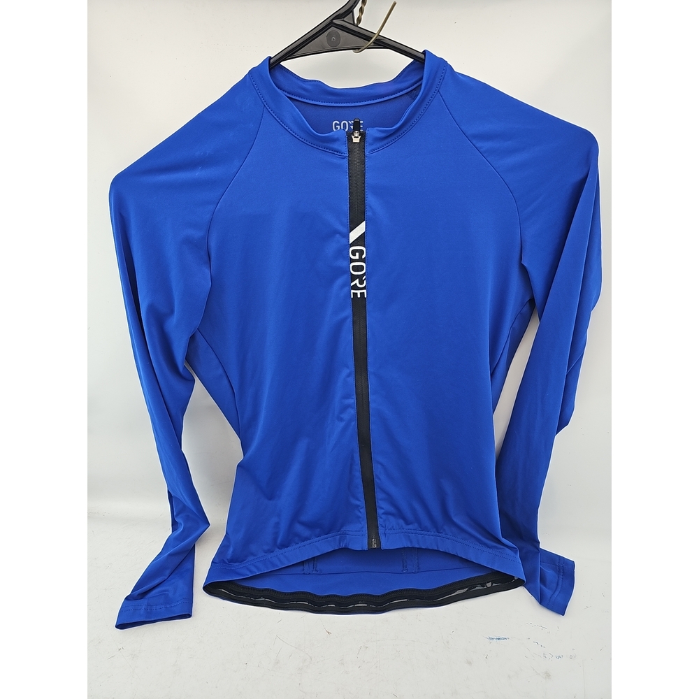 Gore Wear Blue Long-Sleeve Cycling Jersey